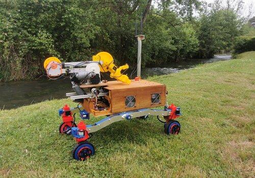 Robot d'exploration guidé par l'IA