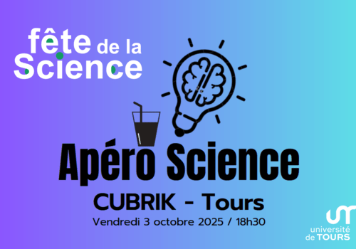 Apéro science au CUBRIK Visuel SAPS