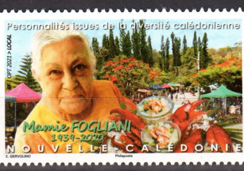 Timbre poste de mamie Fogliani