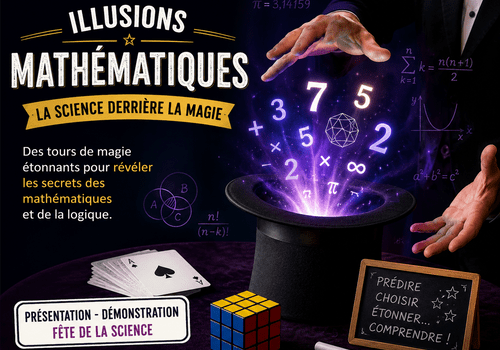 Tour de magie : des chiffres sortent d'un chapeau