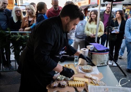 Concours gastronomique de fromages issus des producteurs locaux des Alpes