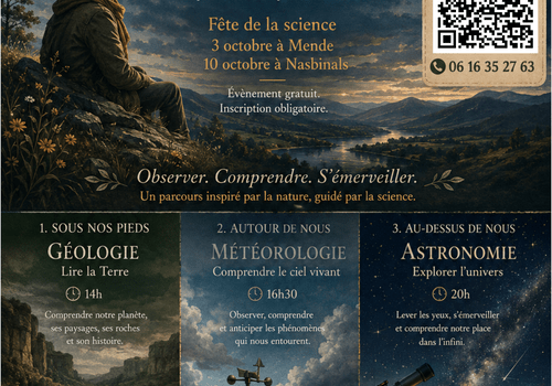 De la terre aux étoiles : affiche pour adultes