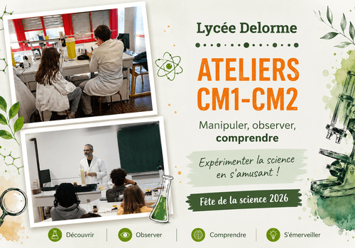 Ateliers CM1-CM2 Lycée Delorme