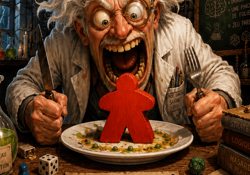 Le savant à une faim de jeu