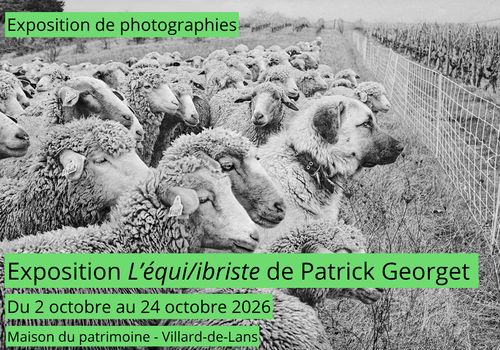 Exposition "L’équi/ibriste" de Patrick Georget à la Maison du patrimoine. Exposition temporaire de photographies du 2 octobre au 24 octobre