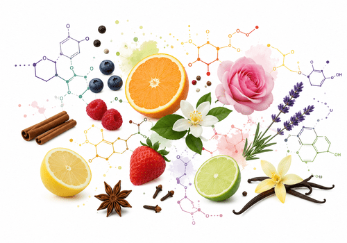 Composés aromatiques de fruits et de fleurs