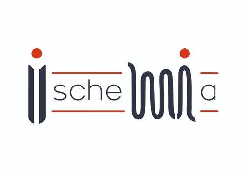 Logo de l'unité Ischemia, avec un recepteur P2X et P2Y