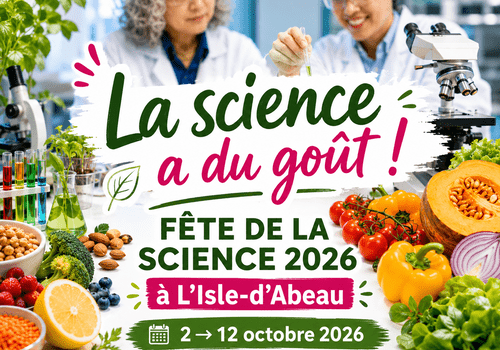 La science a du goût ! Fête de la science 2026 à L'Isle d'Abeau
