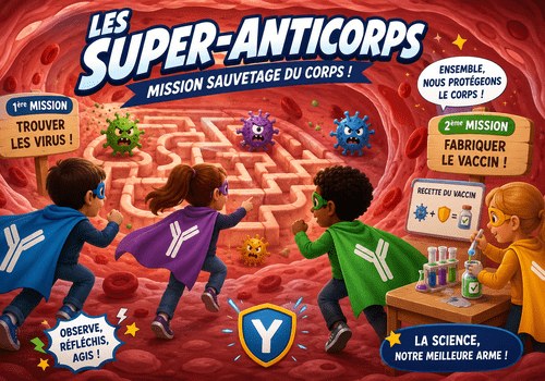 labyrinthe avec des super-héros