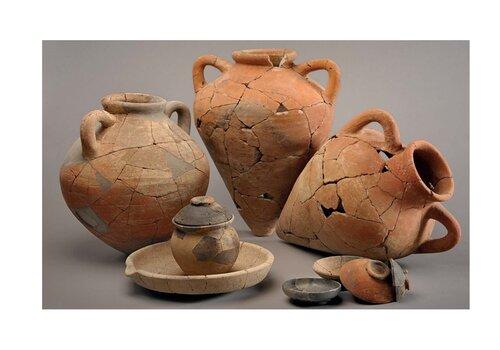 Amphores, vases de table et vases de cuisine étrusques de Lattara