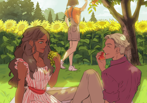 affiche déjeuner sur l'herbe