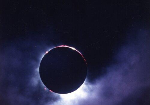 Éclipse totale du soleil en 1999 prise Fécamp
