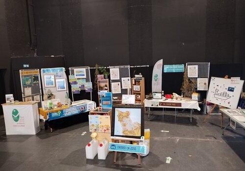 Stand du Parc naturel au village des sciences en 2023