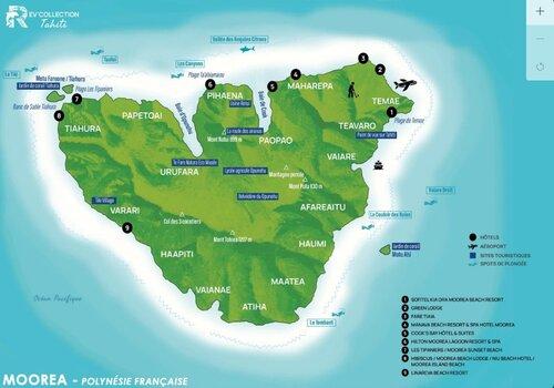 Carte Moorea