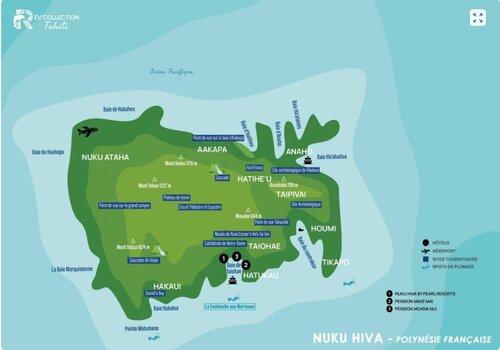 Carte Nuku hiva