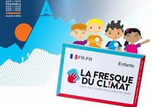 illustration du titre avec des enfants face à une montagne
