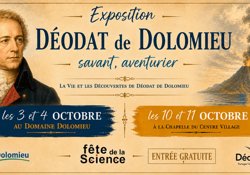 Exposition Déodat  de Dolomieu savant aventurier