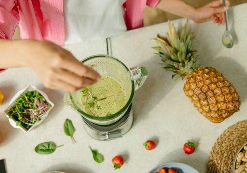 Préparation smoothie