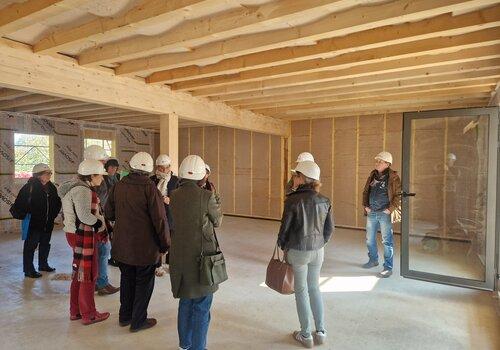 Visite d'un chantier bois