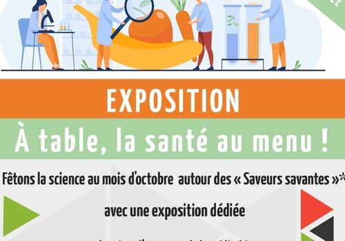 Exposition "À table, la santé au menu ! "