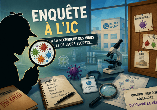 Enquêteur de police sur les traces du virus