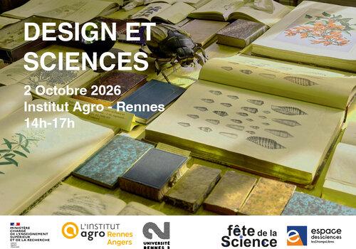Design et sciences. 2 Octobre 2026 14h-17h