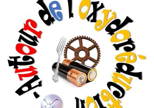 Autour de l'oxydoréduction, l'image représente les applications possibles autour de l'électrochimie