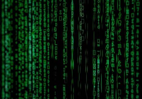 ligne de code informatique vert et noir