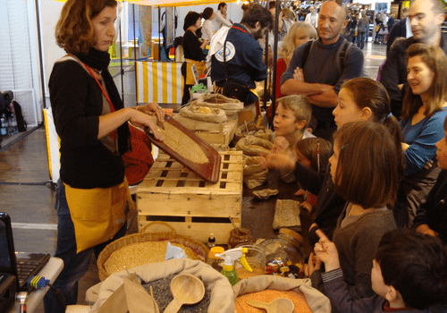 un stand pour raconter la géologie comme la cuisine ! Quand on aime, on oublie pas !