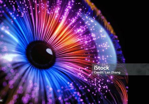 Oeil futuriste 