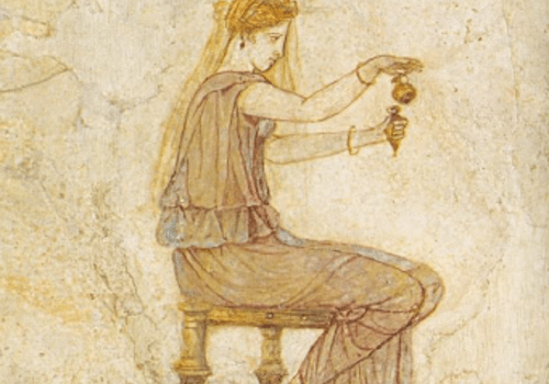 Parfumeuse de la Rome antique. Rome, Villa Farnese