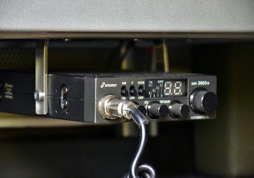Gros plan sur une radioamateur