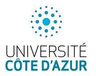 Université Cote d'Azur surmonté de points sur cercles concentrique