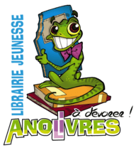 Logo de la librairie Anolivres (spécialisée jeunesse)