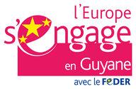 texte "L'europe s'engage en Guyane avec le FEDER"