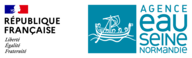Agence de l'Eau Seine Normandie et marianne (état)