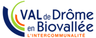 Logo Demis cercles de couleur bleu, vert et orange