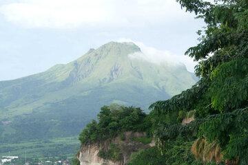 Montagne Pelée vue du Carbet