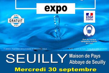 affiche de l'exposition sur l'eau