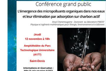 Affiche de la conférence Affiche présentant la conférence