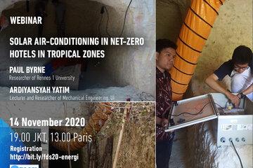 Webinaire Hôtel net-zéro Flyer Hotel net zéro