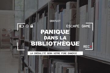 Affiche Panique à la bibliothèque