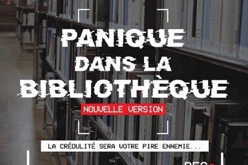 Teaser Panique dans la bibliothèque https://youtu.be/e0LmliOC