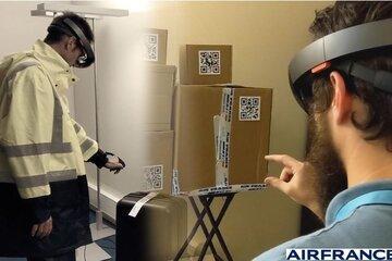 Réalité augmentée : test d'application au fret AF