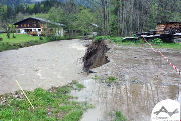 Photo d'une crue dans le Chablais en 2015