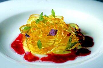 Nouilles de gélatine au safran