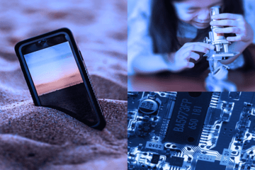 du sable aux micro composants du téléphone du sable aux micro composants du téléphone
