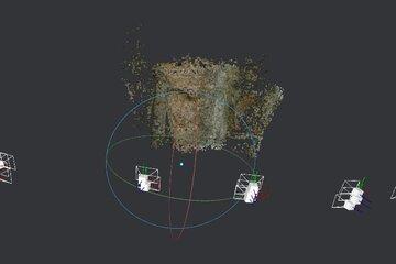 Représentation 3D du nuage de points