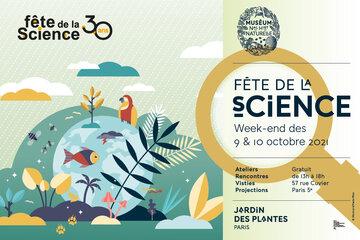 affiche fête de la Science au Muséum