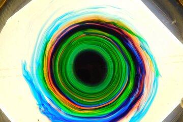 La machine à tourbillons, une découverte de l'art créé par l'eau.